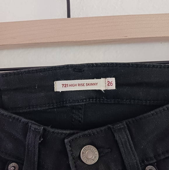 Women's 721 HIGH RISE SKINNY LEVI'S JEANS - Picture 8 of 9